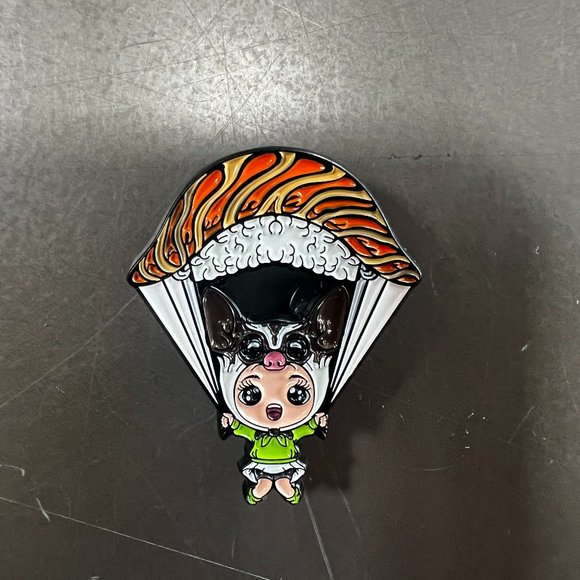 Sushi Skydiver Enamel Pin - Picture 1 of 2